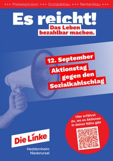 Flugblatt Sozialkahlschlag